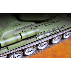 Czołg zdalnie sterowany ASG/IR/dźwięk/dym 1:16 Russia Medium Tank T-34/85 1944 RTR 2.4Ghz - Heng Long 3909-1U